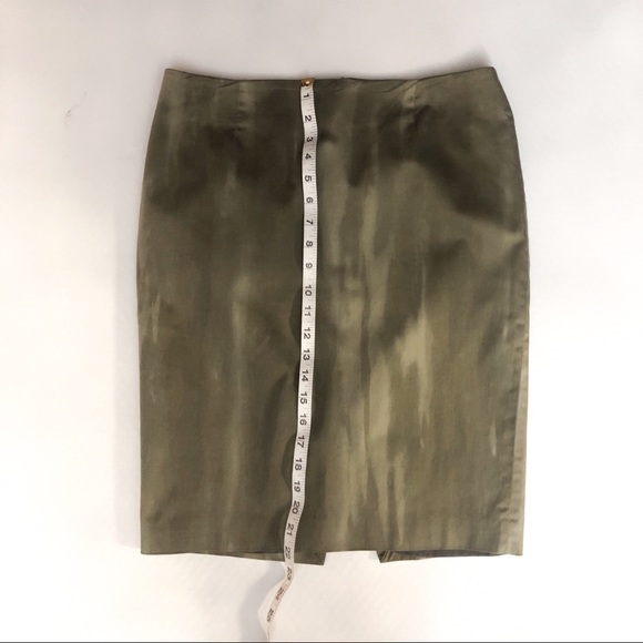 (Vera Wang) women's green Pencil skirt size 4. - Picture 3 of 7